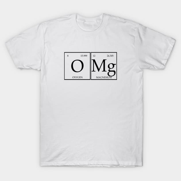 OMg Periodic Elements T-Shirt by almosthome